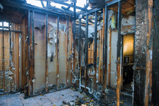 Professional Emergency Fire Cleanup technician working in Covina, CA